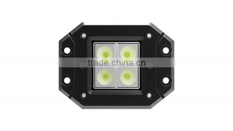 Factory direct offer auto lamp 4.8inch supper bright surface mount C ree 12W motorbike off road LED work lamp
