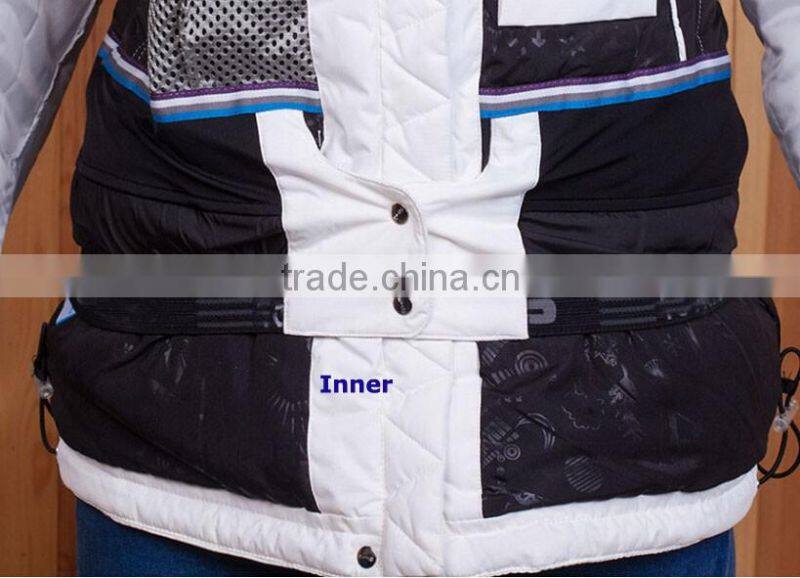 Man United White Heated Snowboard Jacket