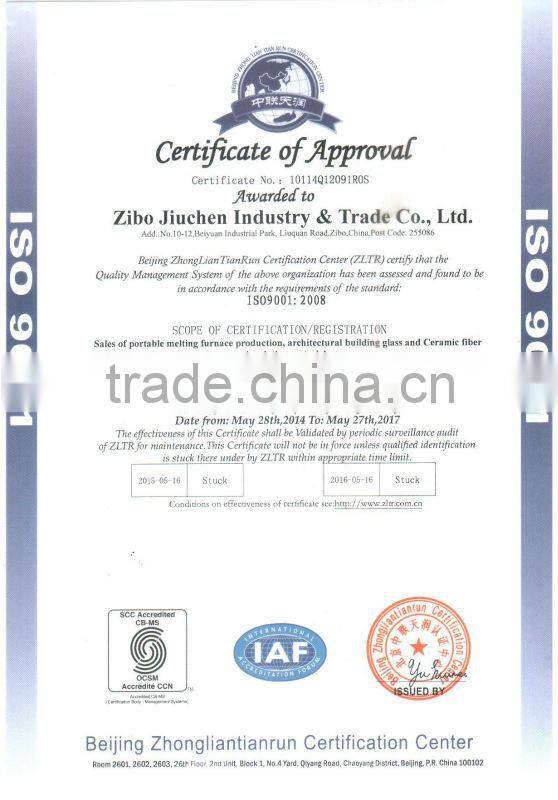 Insulation material heat resistant Ceramic fiber board 1260