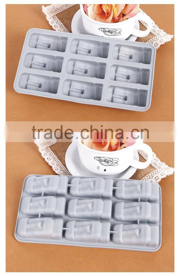 100% Food grade Easter Island statues shape silicon ice tray