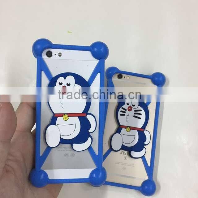 Universal cute silicone phone case for android phone and any phone