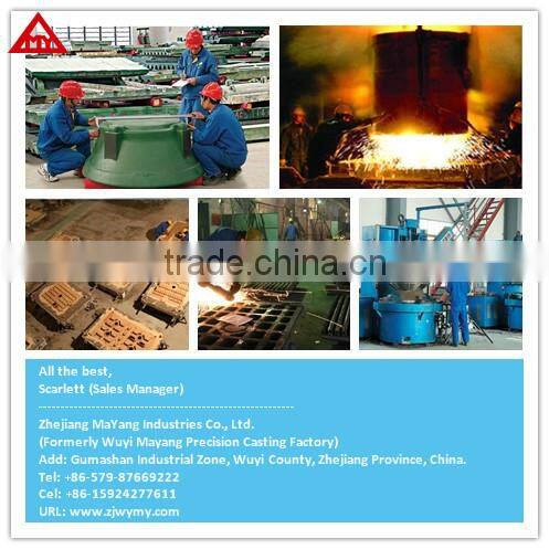 Manufacturer manganese steel jaw plate
