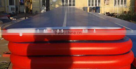 Gymnastics tumbl trak hot spot, small drop stitch air mat