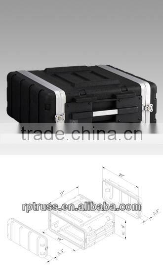 ABS 19'' flight case at 10U