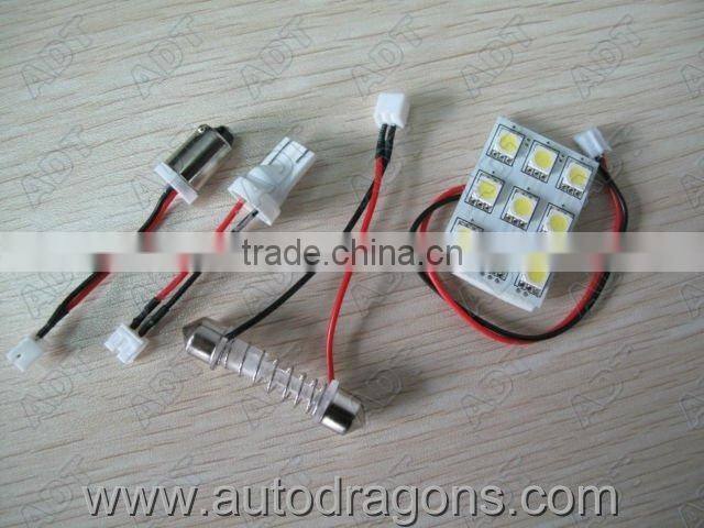 1.5W SMD LED panel light,connector T10, BA9S, flexible festoon