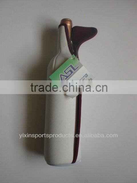 high neoprene beer cooler with zipper