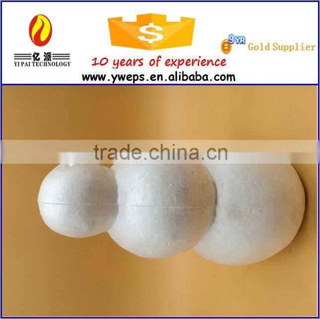 wholesale price white foam craft snowman for christmas ornament and diy for kids