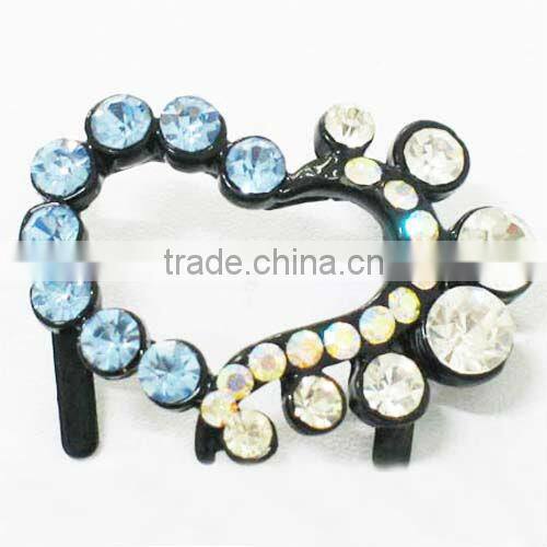 Colorful Heart Buckle shoe accessories shoes buckle