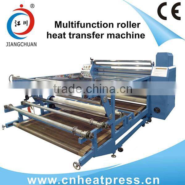 Multifuntionnal fully automatic roll to roll heat press transfer sublimation machine