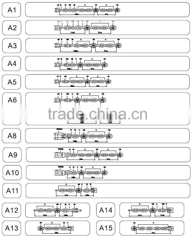 Steel welded stud anchor chain manufacturer