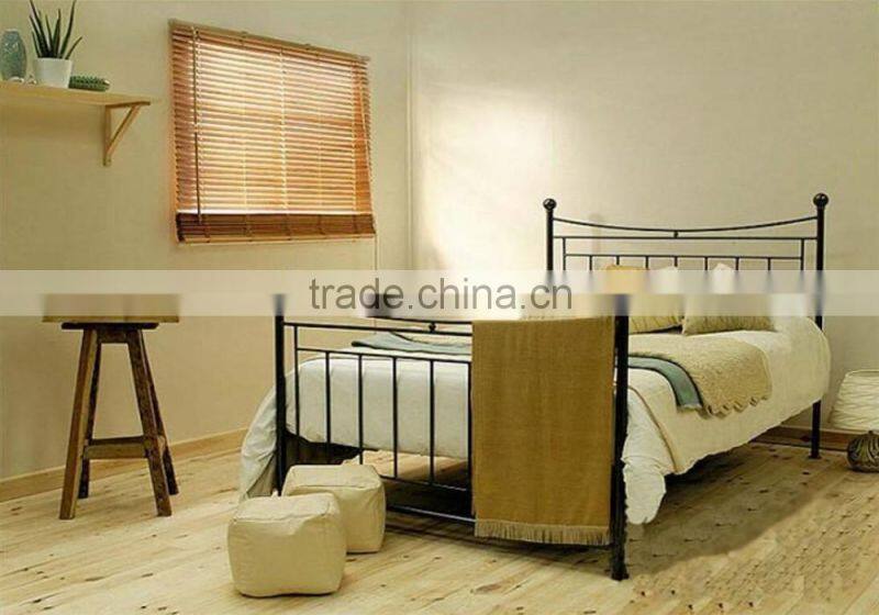 Contracted European style cheap unfold iron beddesigner stainless steel bed