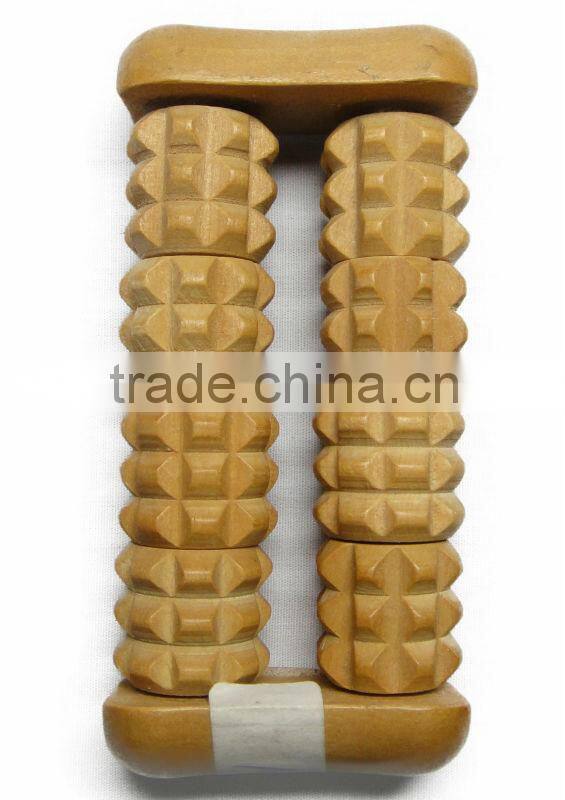 Wooden massager , wooden foot massager , handheld wooden massager