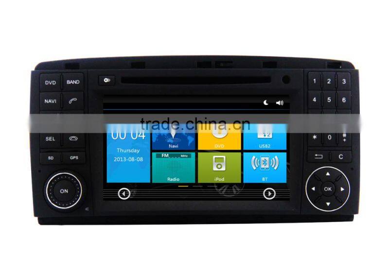 7inch touch screen vehicle gps for Mercedes-Benz R300 with WINCE 6.0 system 3G WiFi OBDII DVR function