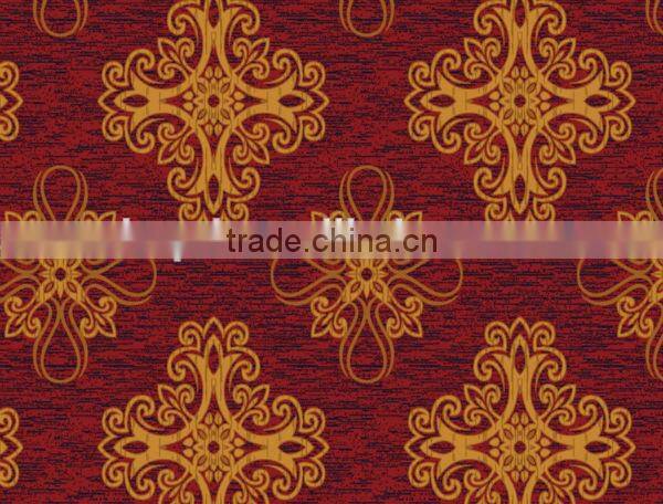 Fashional red carpet with flower pattern
