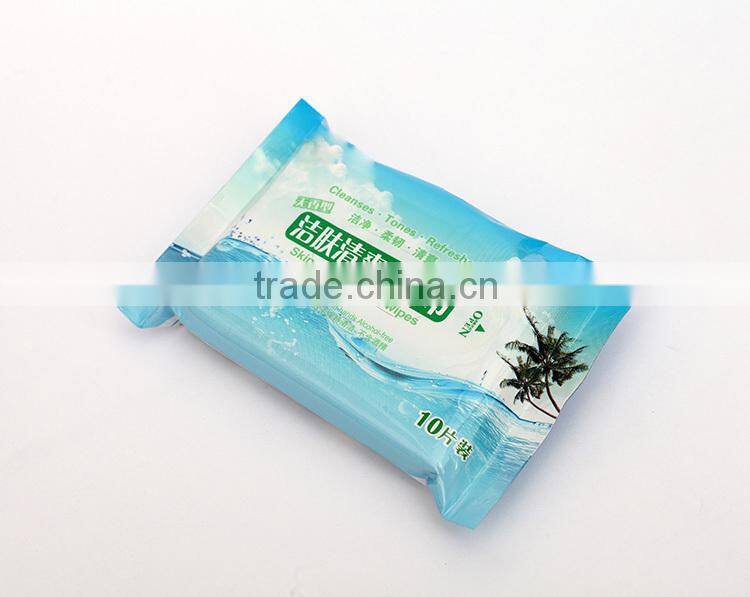 2015 New Products Cheap sanitizing hand wet tissue