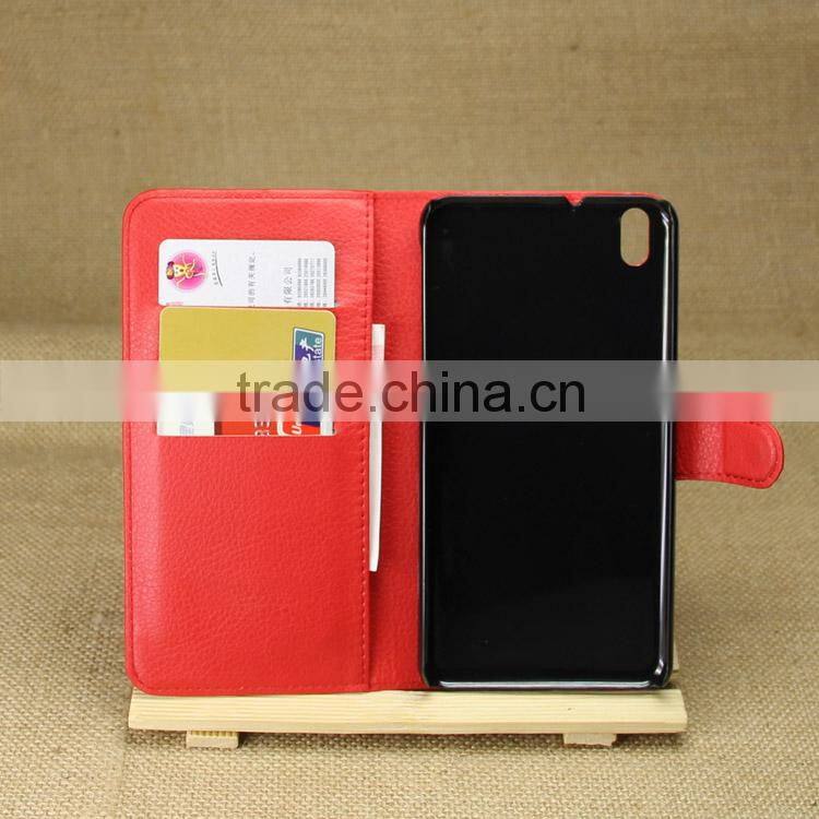 Special new coming folio leather case for htc desire 816