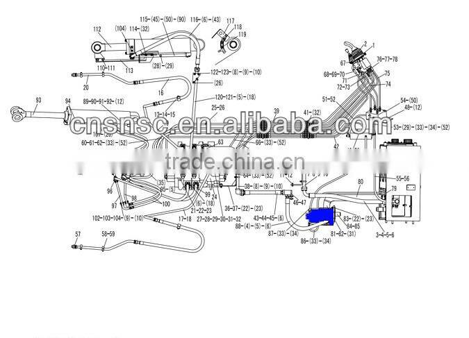 Wholesale PERMCO Gear pump ultra high pressure hydraulic pump or LiuGong ZL50C loader 11C0007 single gear pum