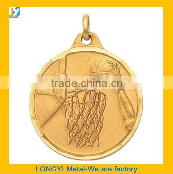 Custom basketball medal/3D metal basketball medal/Cheap basketball medal