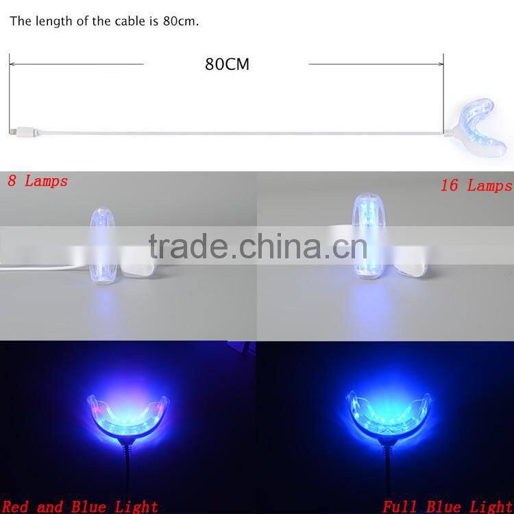 The Best Teeth Whitener Tooth Bleaching Whitening Prong 16 Bulbs Light