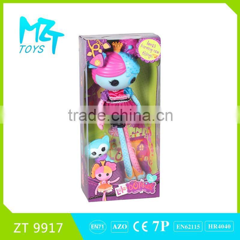 New !Eco-friendly Baby Button Girl( the fairy doll series)+pet barbie doll (2 model mixed)