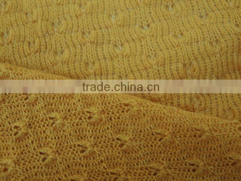knitted acrylic textile fabric