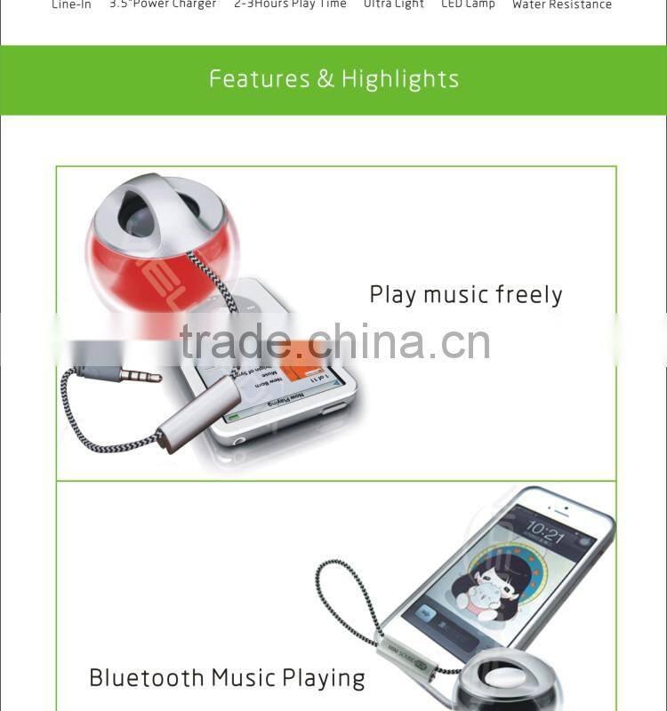 Crystal Bluetooth Speaker Hot Seller 2016 bluetooth led speaker