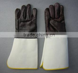 Light color furniture leather welding working glove