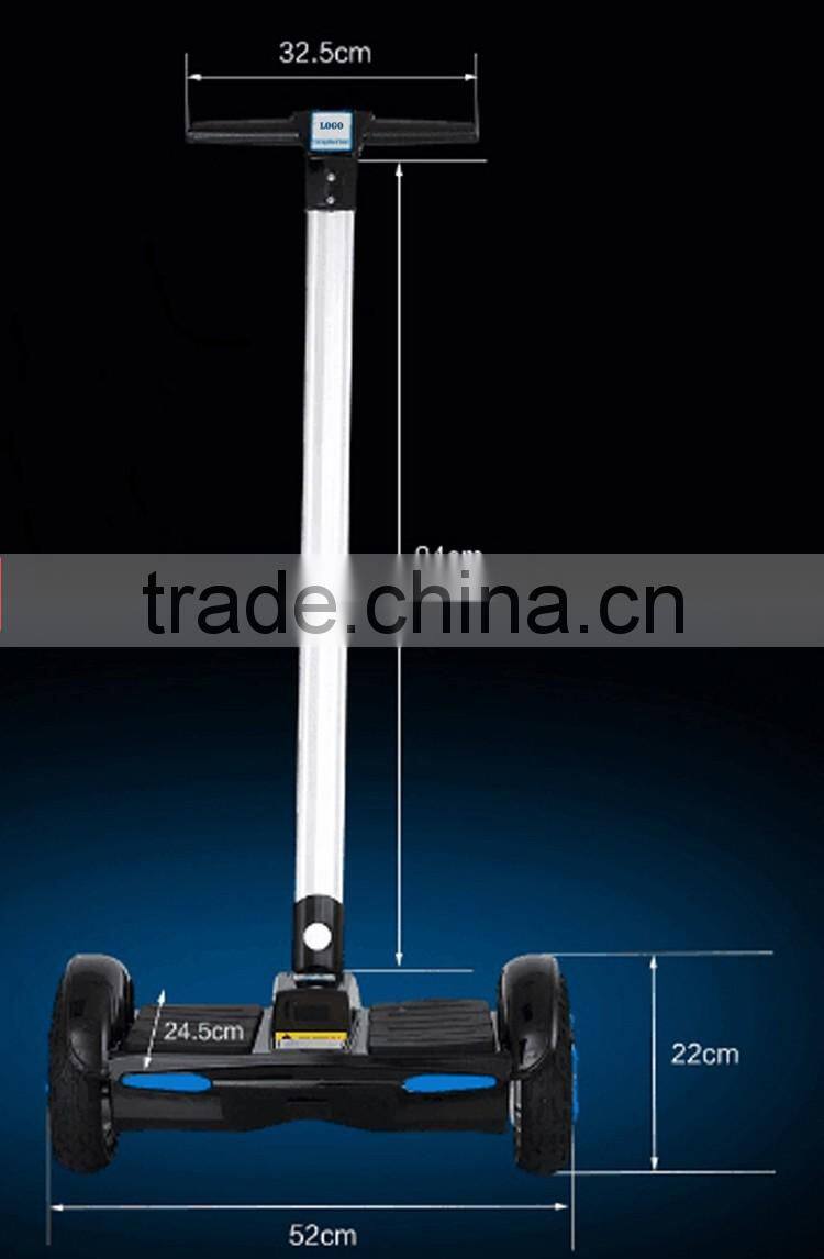 8 inch electric handlebar hoverboard with bluetooth speaker