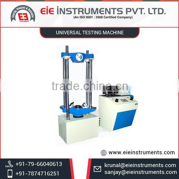 Top Manufacturer Selling Hydraulic Universal Testing Machine at Low Rate
