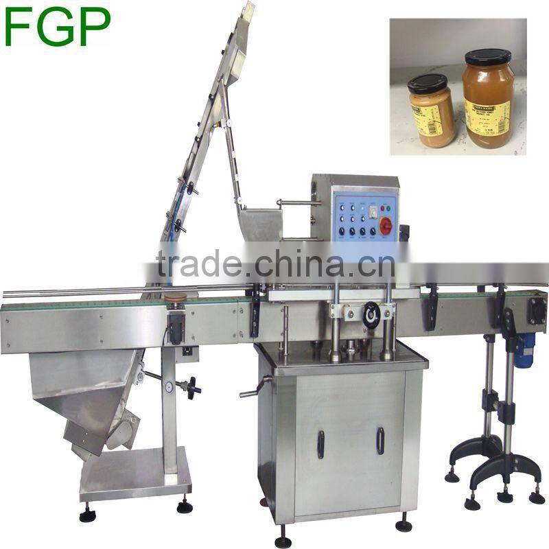 Automatic bottle/jar twist off cap/lid capping machine jar capper machine glass bottle sealing machine