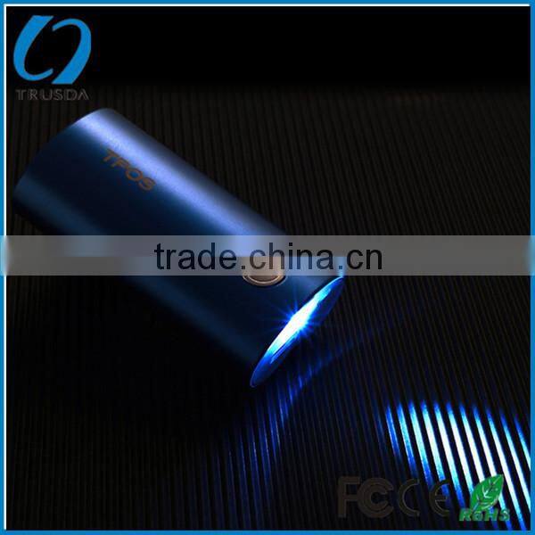 Metal shell mobile power pack for phones