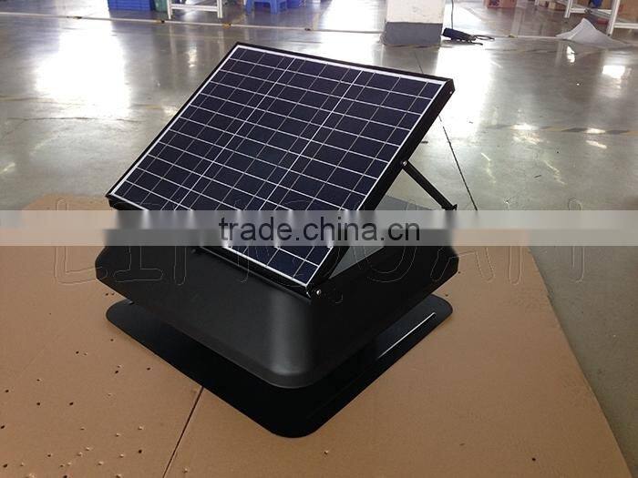 30W solar exhaust fan with detachable solar panel