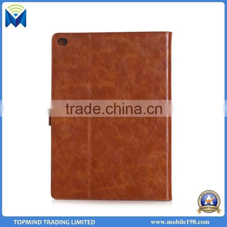 High Quality Folio Leather Case for iPad Pro, Magnetic Buckle Back Case Cover for iPad Pro