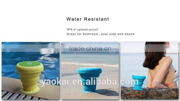 2016 Smart Bluetooth Speaker Wireless Mushroom Mini Speaker Waterproof 3D stereo surround Bluetooth Speaker