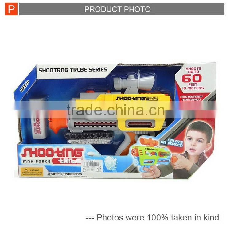 Cheap plastic air toy gun papper bullet gun toy for kids