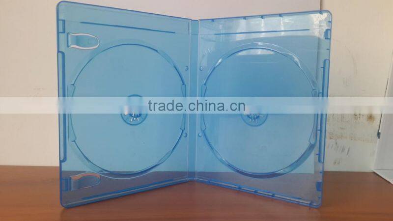 11mm Eco Friendly Double DVD Discs Blu ray Case