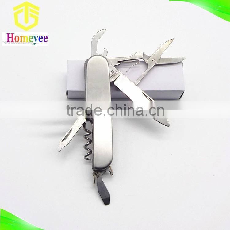 Multiple Purposes 7 tools with 13functions Knife, good for gift promotion