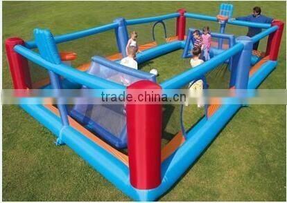 small inflatable soccer field for kids