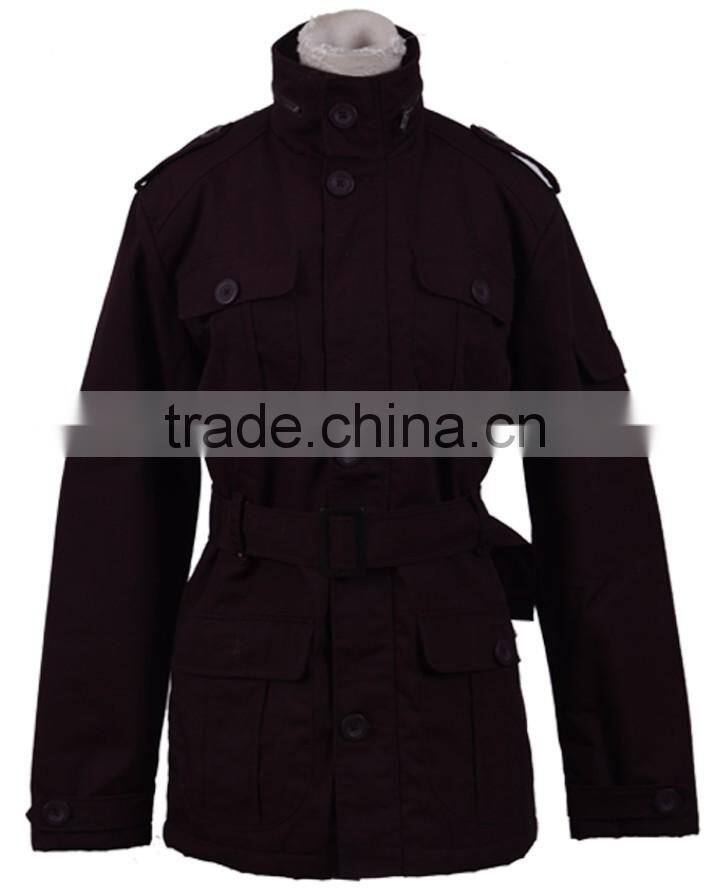 Runtex Ladies casual jacket with belt RLJ072