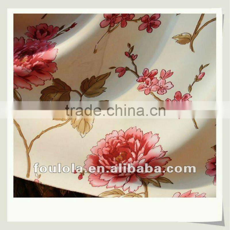100% Polyester Yarn Room Anti fire Curtain Fabric Material