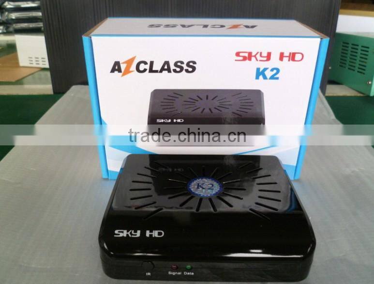 South American clients choice! Azclass SKY HD K2 Open SD&HD Nagra3 channels satellite tv receiver