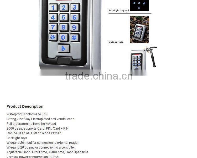 mini access control keypad OCS-K8