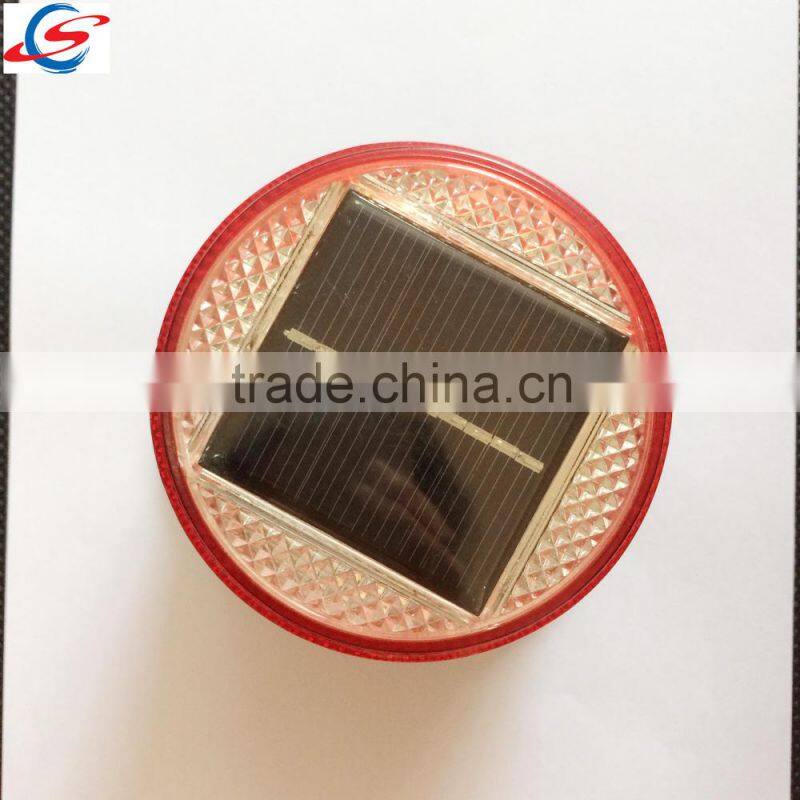 6pcs LED light control solar road solar warning light