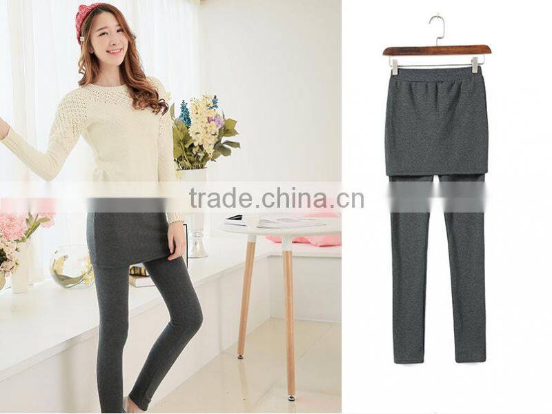 2016 new design fashion women render divided skirt fashion softtextile women pant shirt new style