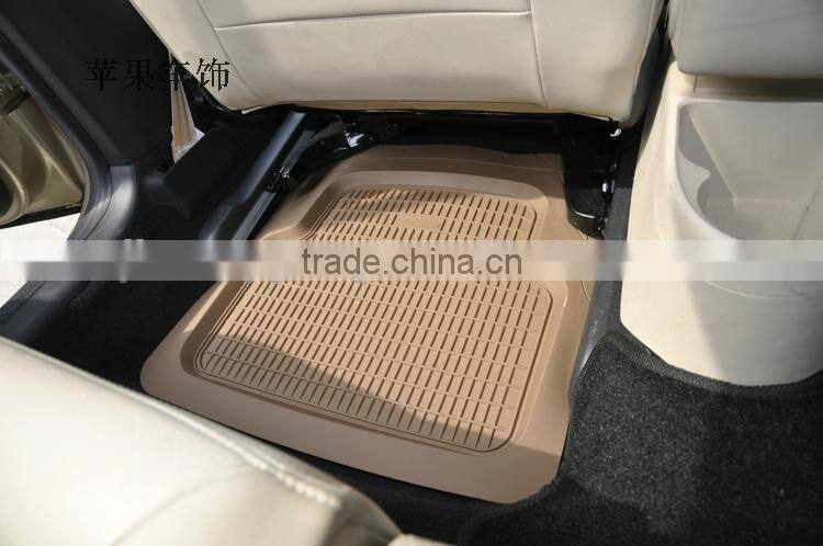 Universal heavy duty PVC car floor mat for all weather