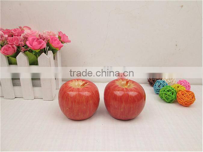 wholesale Christmas apple shaped candle,Lovely decorative candle