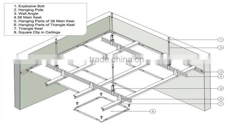 0.6*600*1200 Online shopping aluminium sheet ceiling plafond