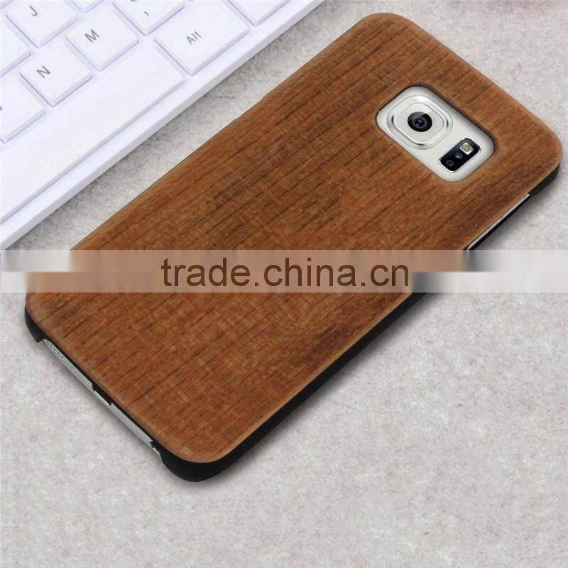 Manufacturer Price For Samsung Galaxy S6 Case PC Wood for Samsung S6 Case for Galaxy S6 Edge