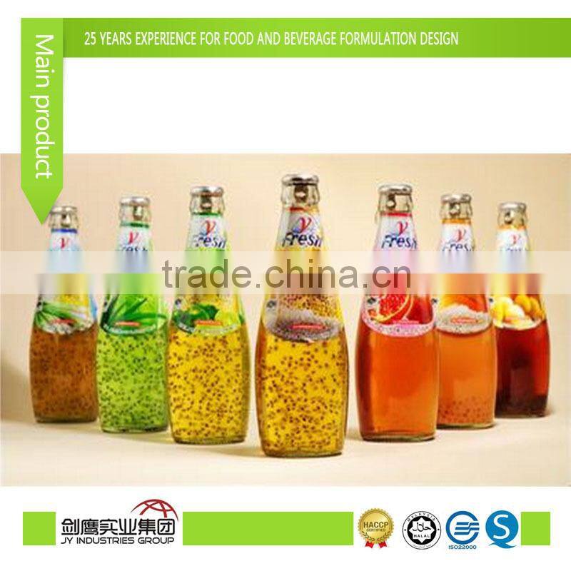 High transparency and low viscosity type beverage suspending agent