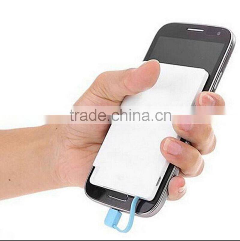 Wholesale portable card shape power bank for mobile phone laptop
